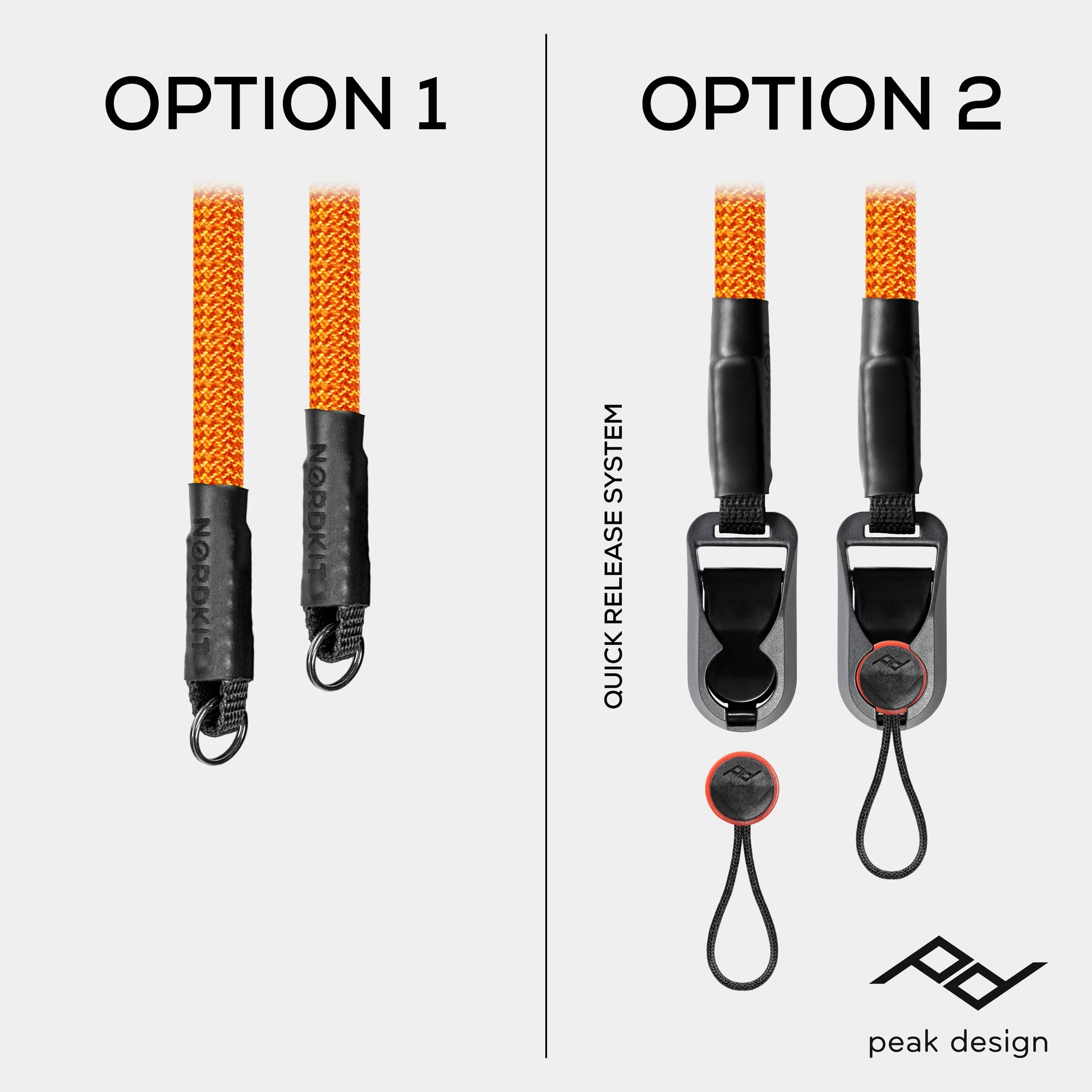 Seil Kameragurt Fox Orange - Nordkit