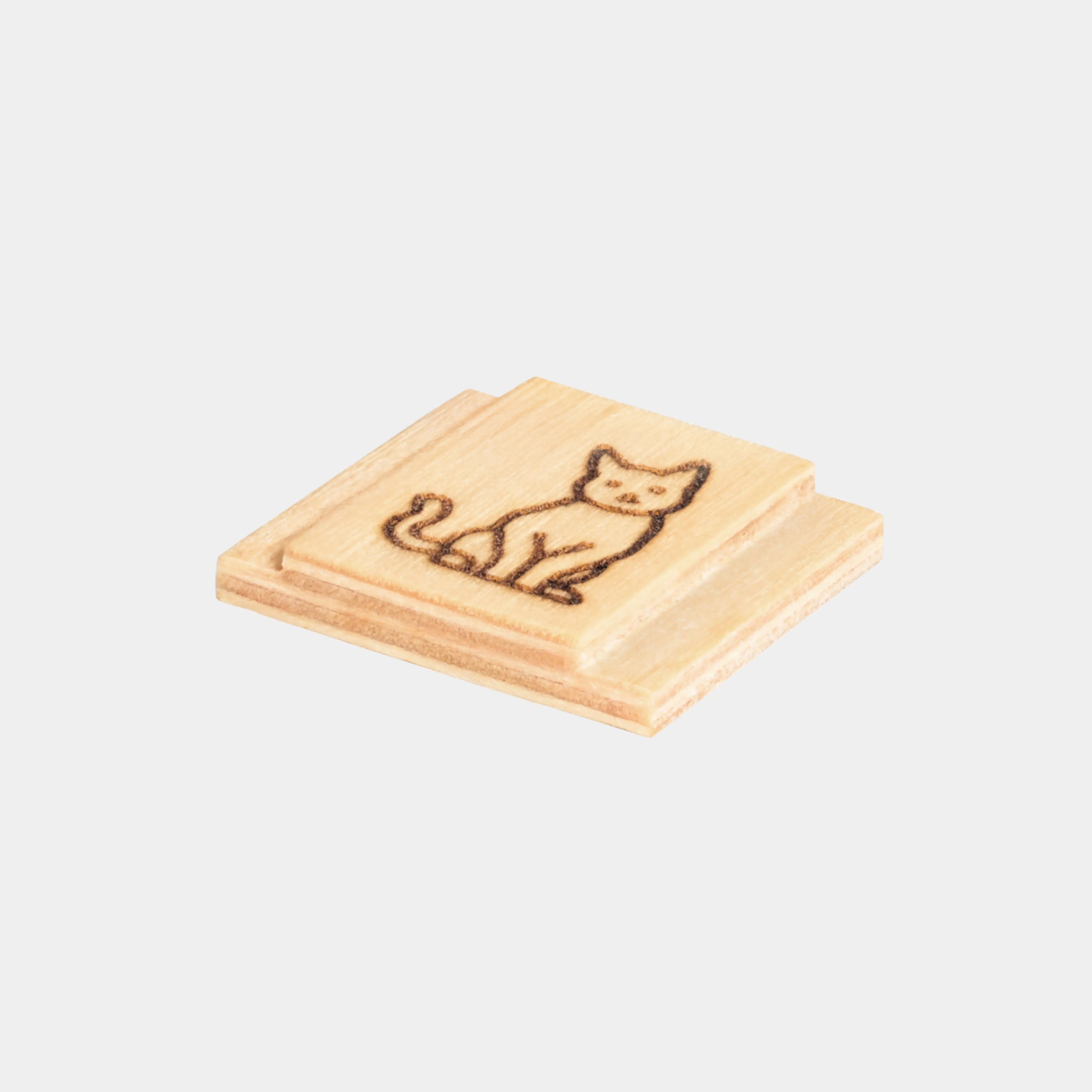 Holz Blitzschuhabdeckung 1er Set mit Lasergravur - Nordkit