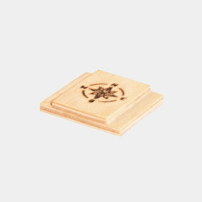 Holz Blitzschuhabdeckung 1er Set mit Lasergravur - Nordkit