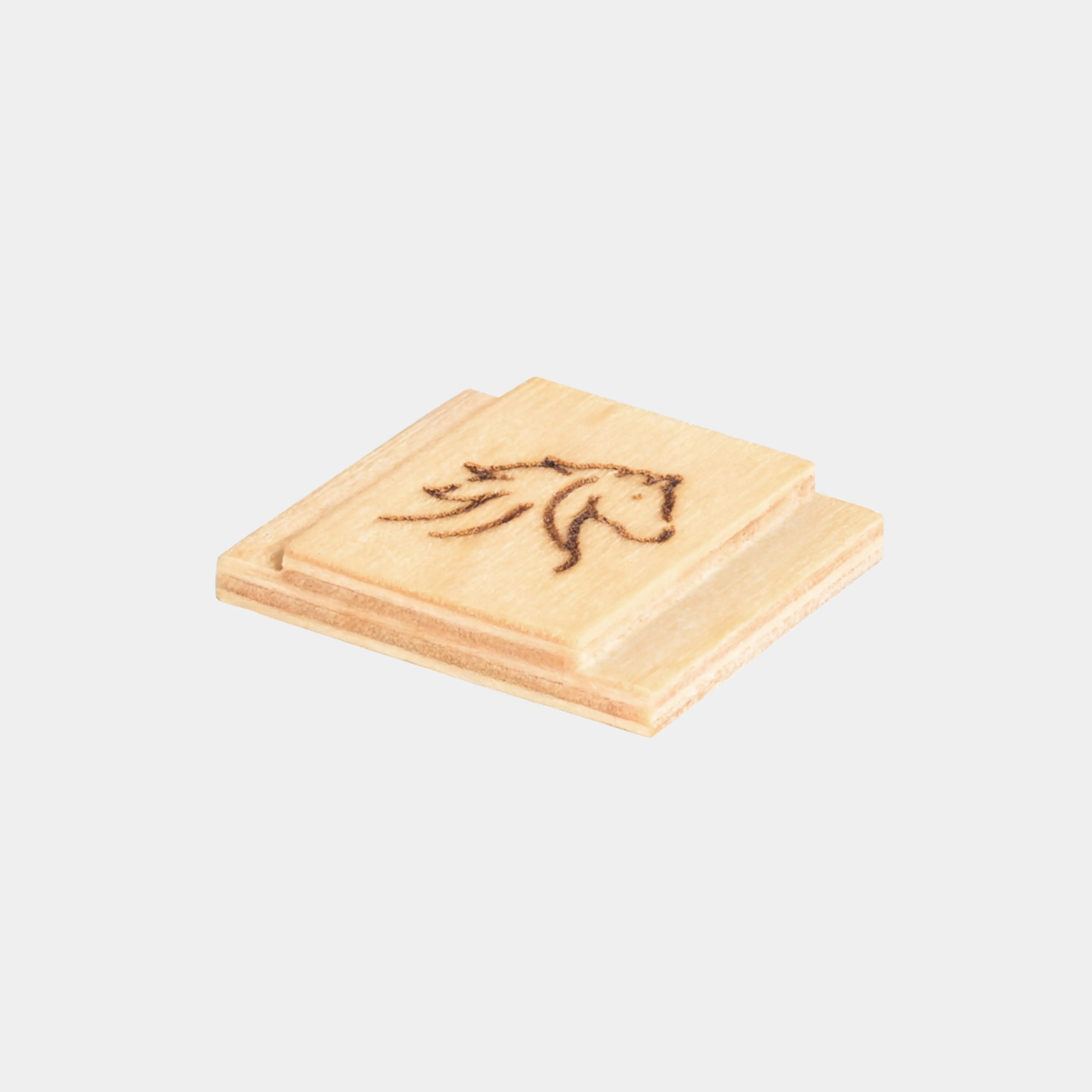 Holz Blitzschuhabdeckung 1er Set mit Lasergravur - Nordkit