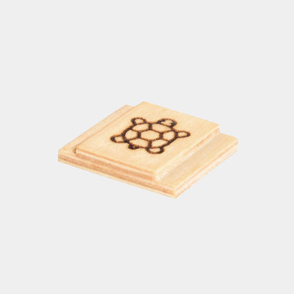 Holz Blitzschuhabdeckung 1er Set mit Lasergravur - Nordkit