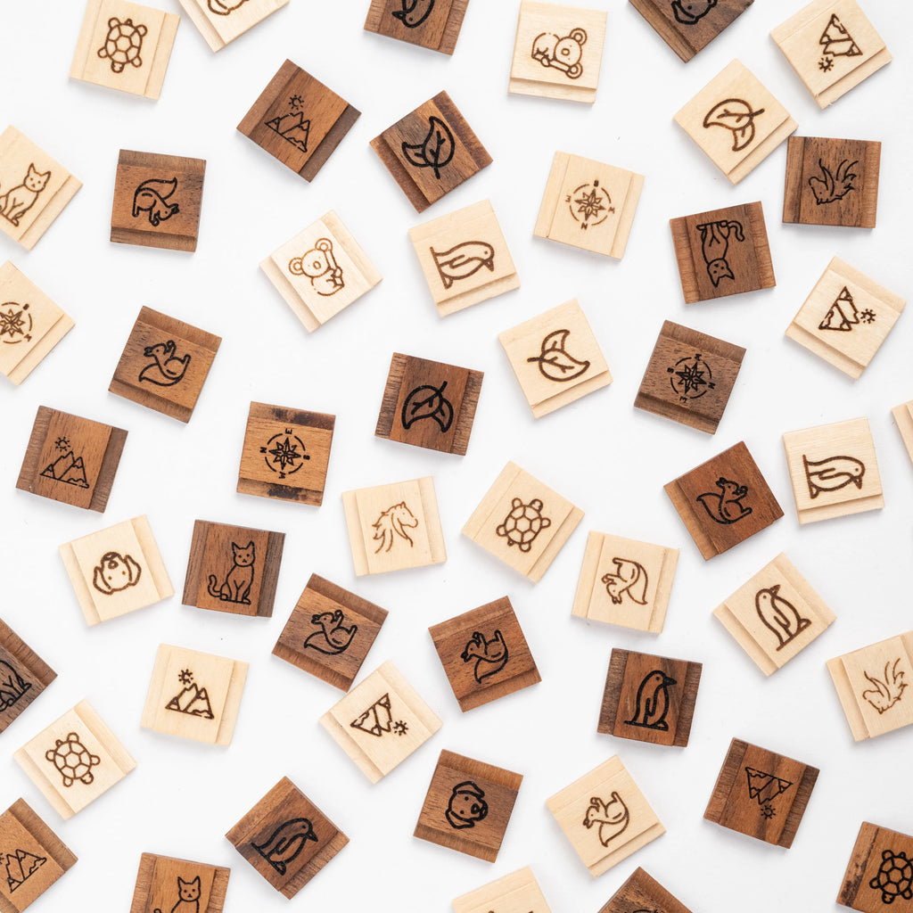 Holz Blitzschuhabdeckung 1er Set mit Lasergravur - Nordkit