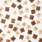 Holz Blitzschuhabdeckung 1er Set mit Lasergravur - Nordkit