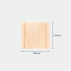 Holz Blitzschuhabdeckung 2er Set - Nordkit