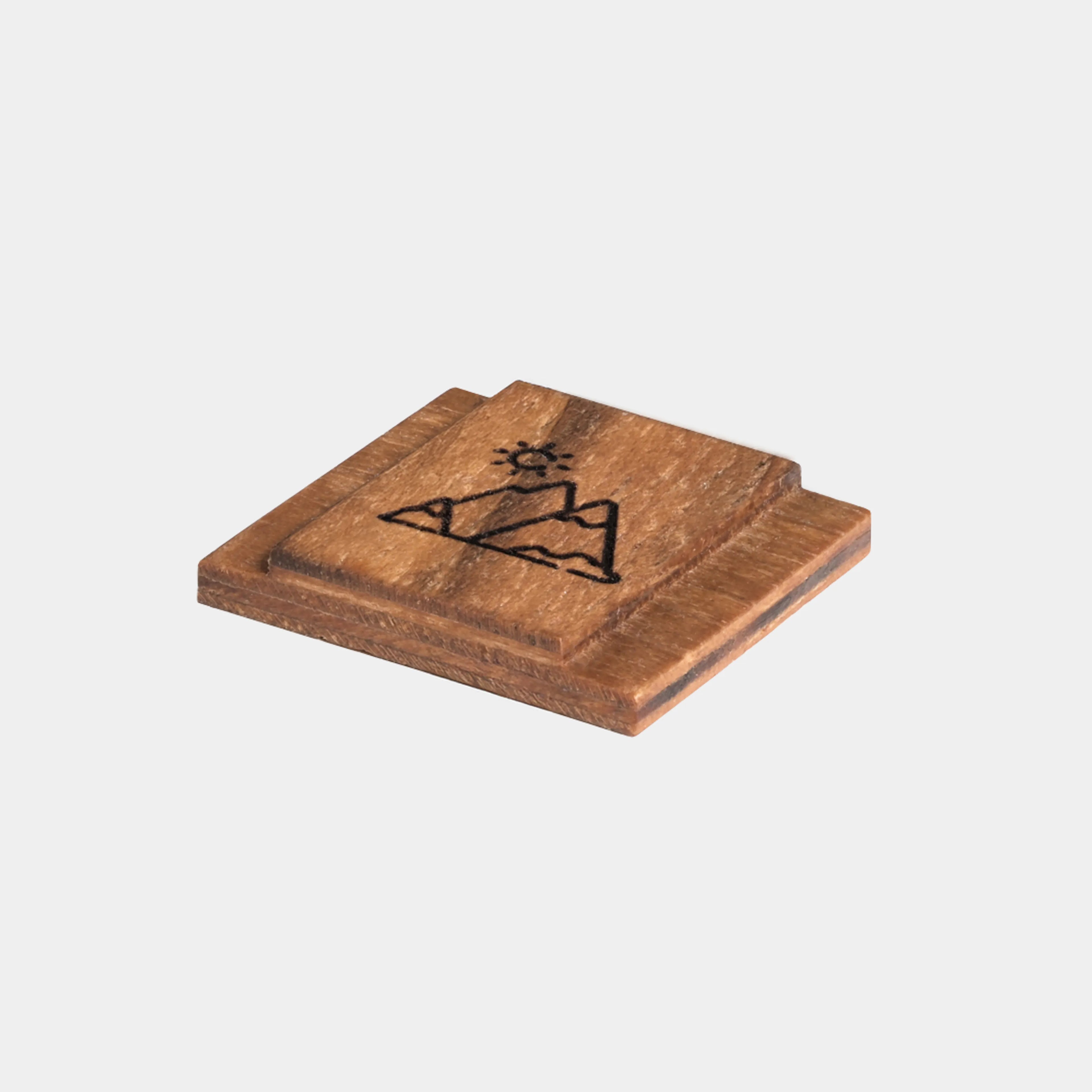 Holz Blitzschuhabdeckung 1er Set mit Lasergravur - Nordkit