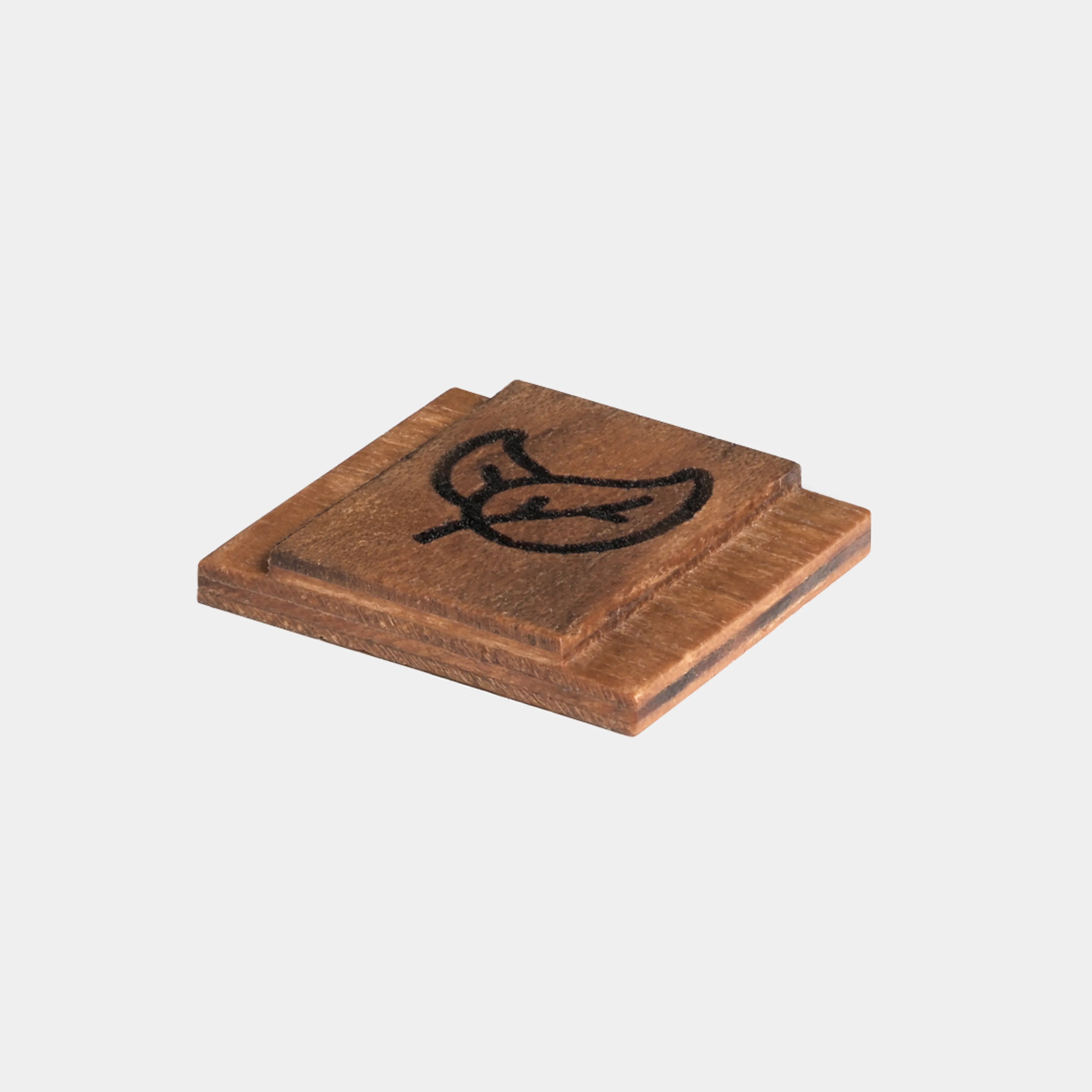 Nordkit Blitzschuh-Aufsatz aus Holz mit Blattmotiv, handgefertigt für Kameras