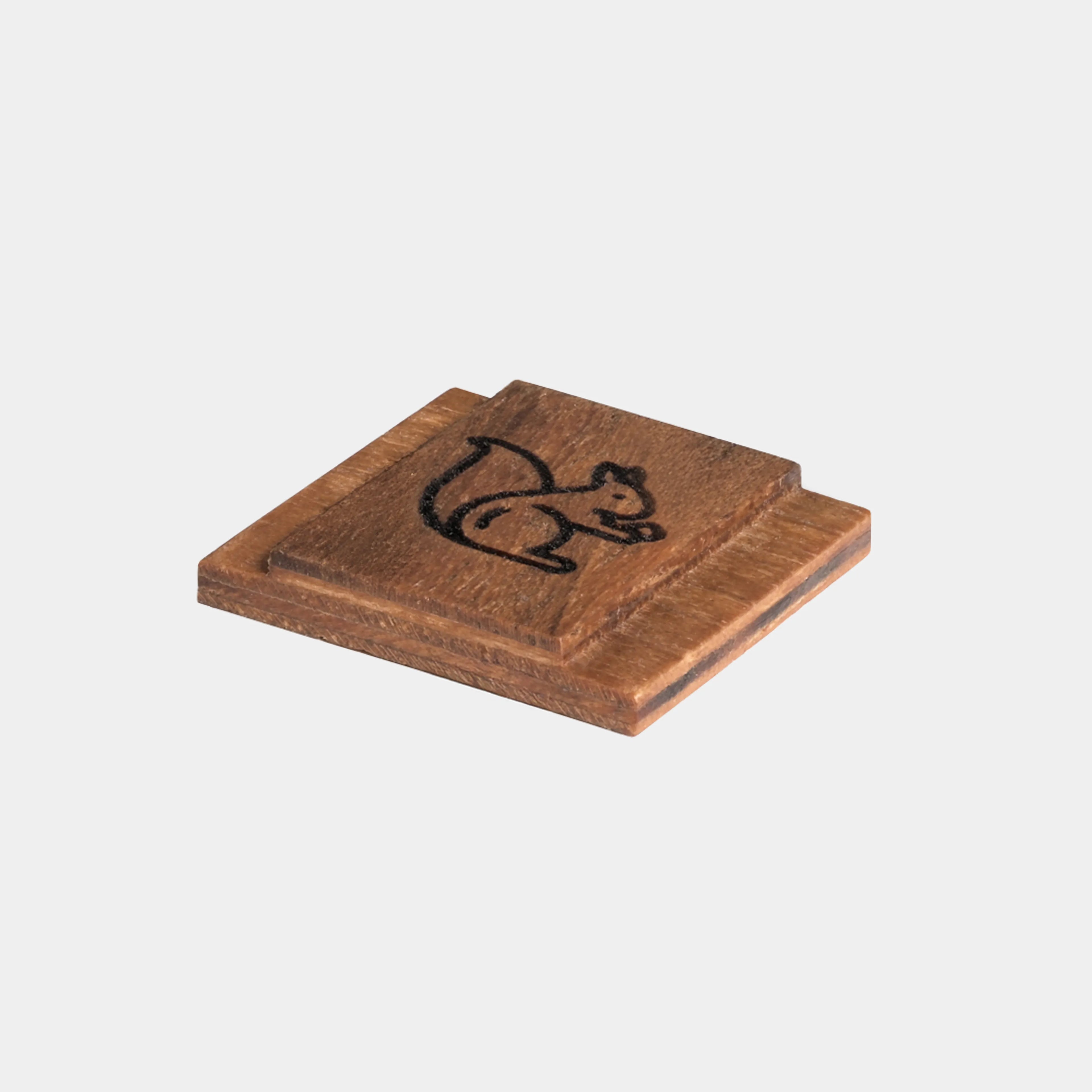 Holz Blitzschuhabdeckung 1er Set mit Lasergravur - Nordkit