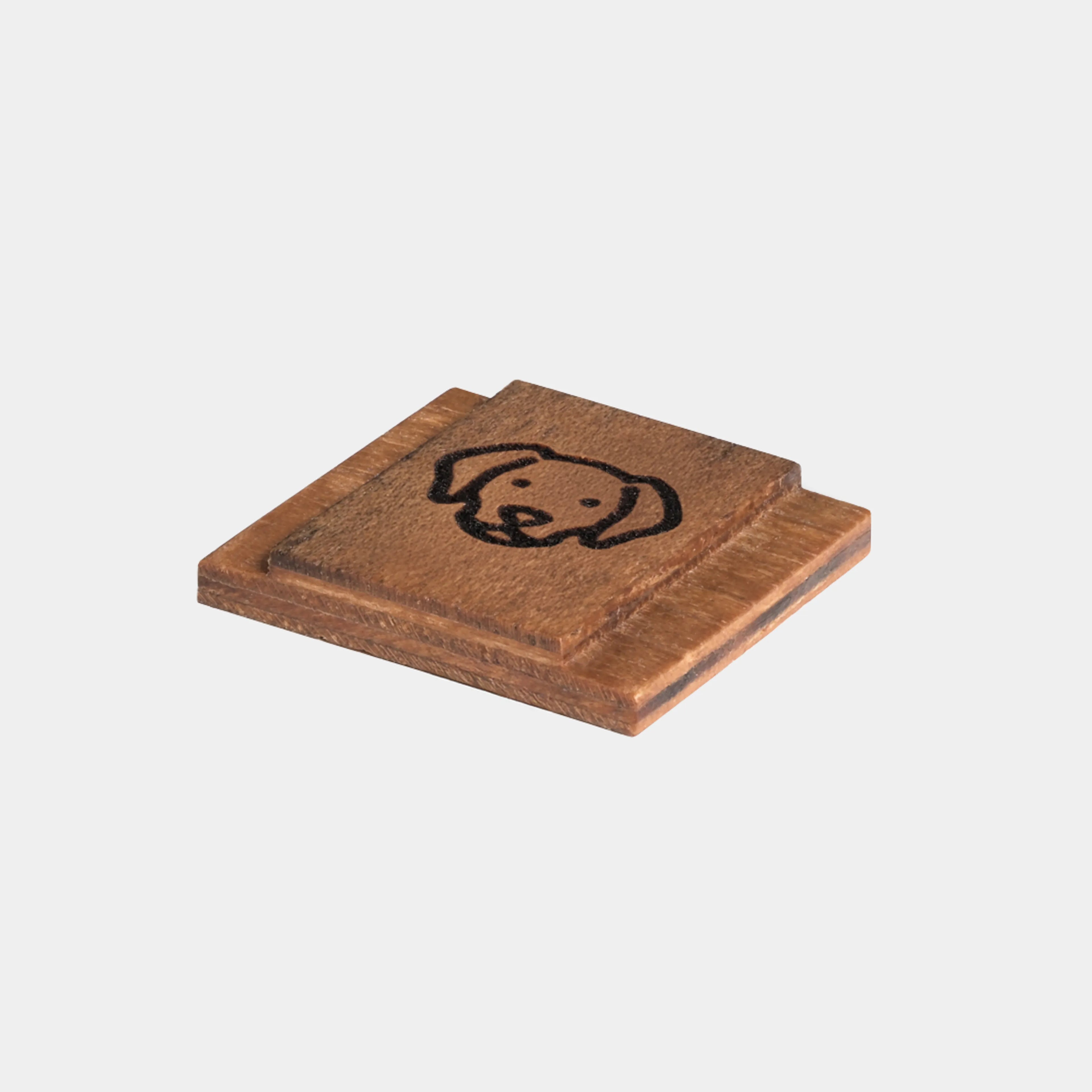 Holz Blitzschuhabdeckung 1er Set mit Lasergravur - Nordkit