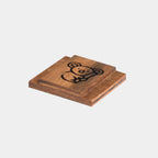 Holz Blitzschuhabdeckung 1er Set mit Lasergravur - Nordkit