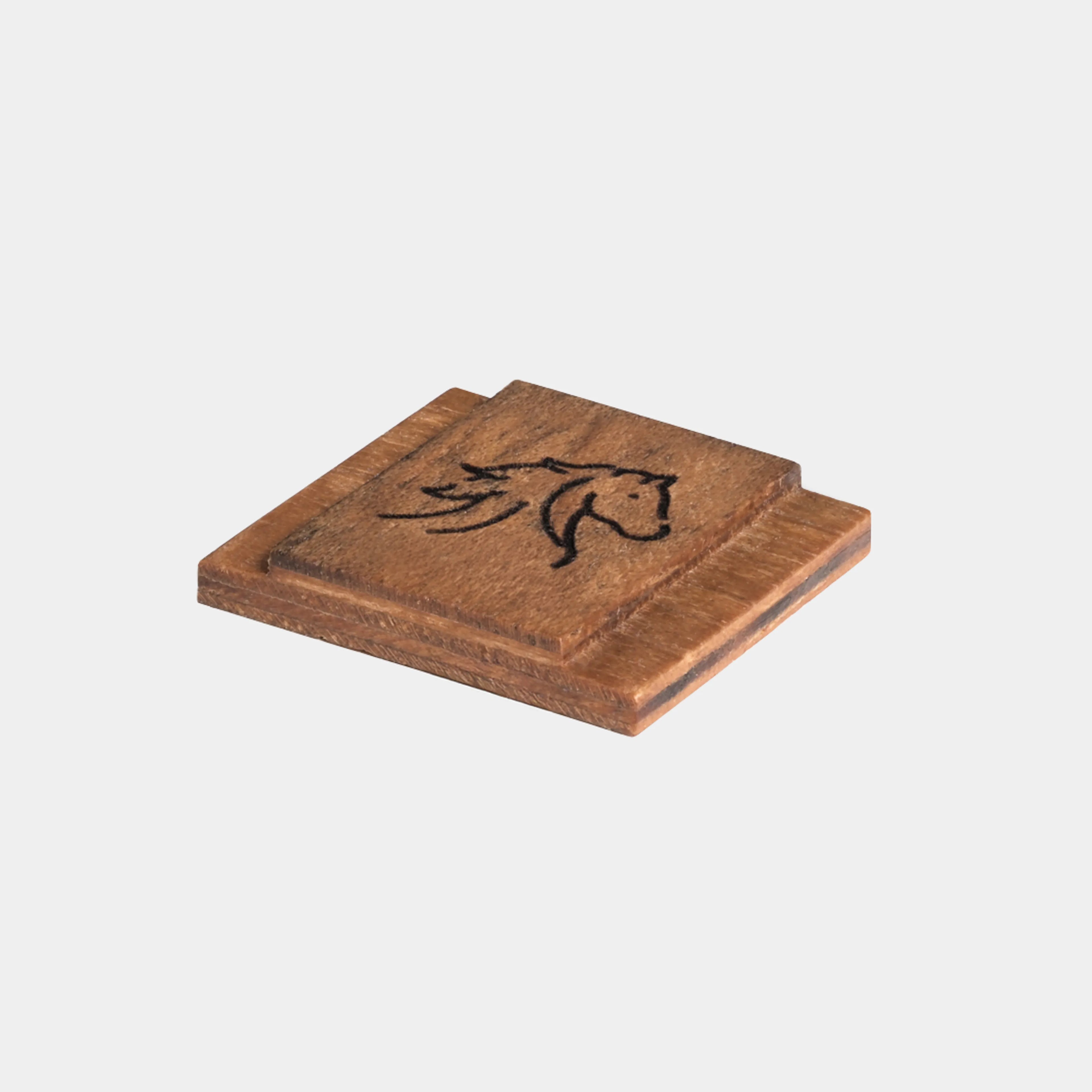 Holz Blitzschuhabdeckung 1er Set mit Lasergravur - Nordkit